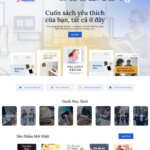Mẫu website bán sách