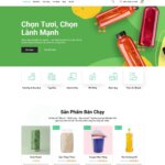 Mẫu website tạp hóa